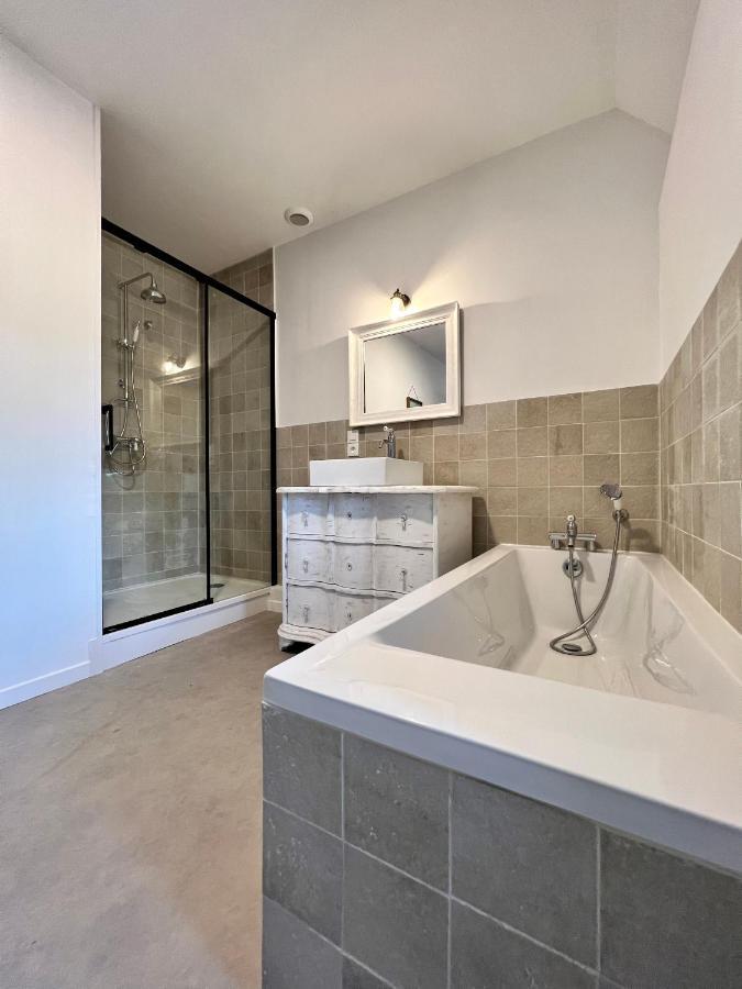 Manoir Les Feuillantines Piscine & Spa Isques Zewnętrze zdjęcie